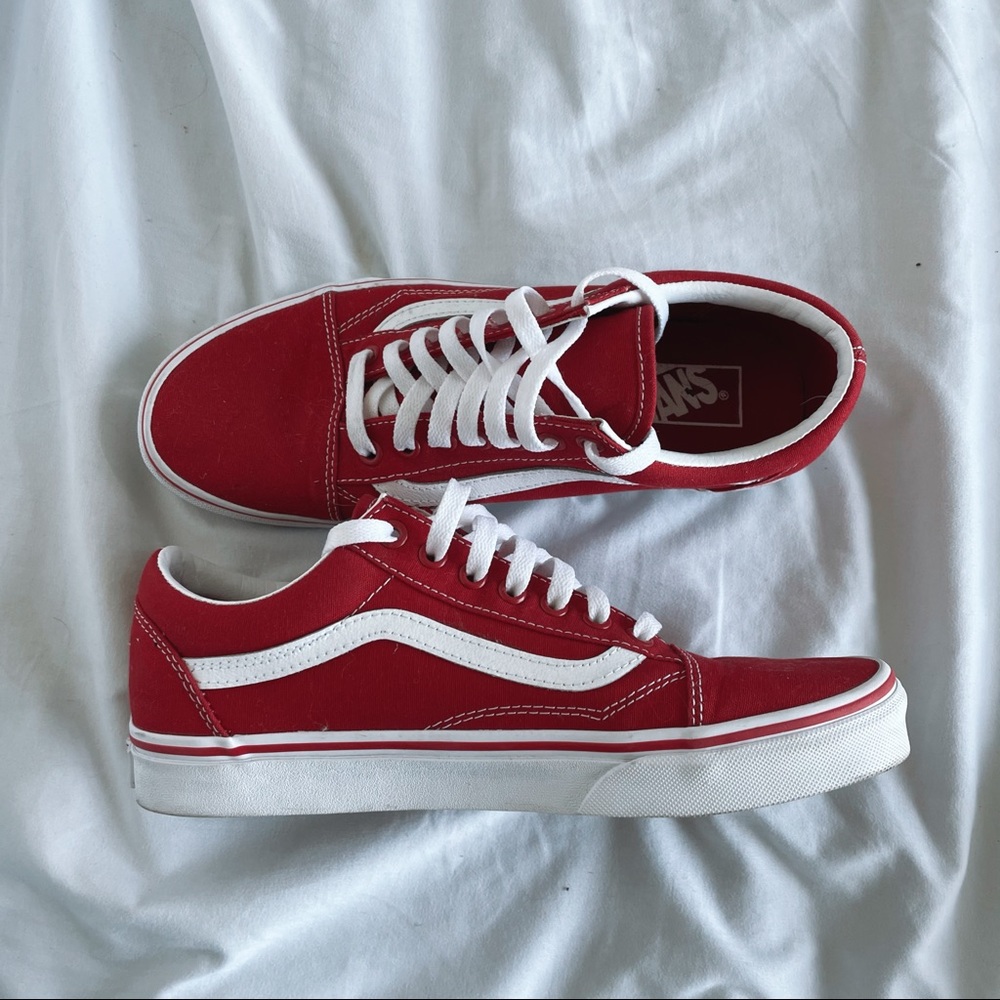 Red Old Skool Vans